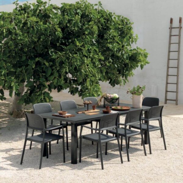 CONJUNTO JARDÍN NARDI MESA LEVANTE 160 + SILLÓN BORA