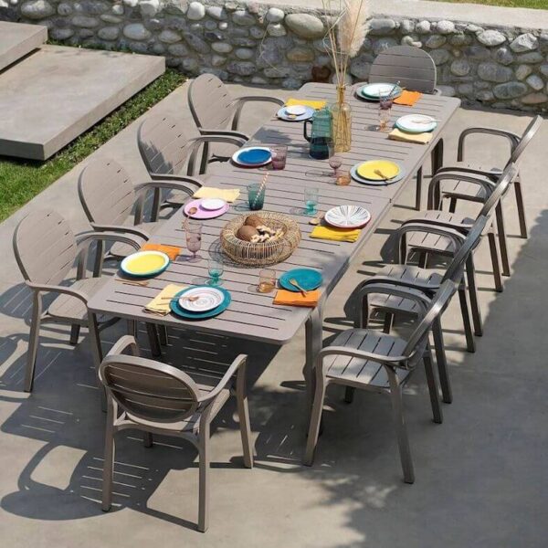 CONJUNTO JARDÍN NARDI MESA ALLORO 210 + SILLÓN PALMA