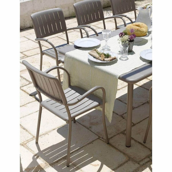 CONJUNTO JARDÍN NARDI MESA MAESTRALE 160 + SILLÓN MUSA - Imagen 3