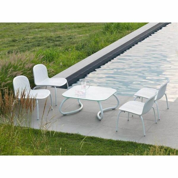 CONJUNTO JARDÍN NARDI SILLÓN NINFEA RELAX + MESA LOTO - Imagen 3